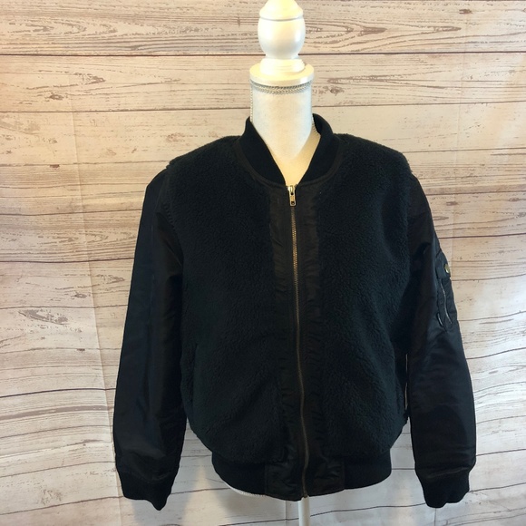 MOTHER Jackets & Blazers - MOTHER sherpa aviator/bomber jacket NWT's